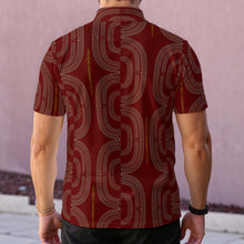 Load image into Gallery viewer, "Hoʻolono I Ka Lāʻau" ʻUla by Hakuole Designs Men's Polo Shirt