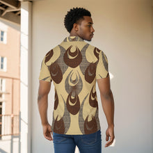Load image into Gallery viewer, "Kino Wahine Māmā" Beige by Hakuole Designs "Palaka Aloha" Shirt