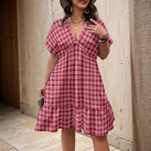 Load image into Gallery viewer, "Palaka ʻUlaʻula" by Hakuole Designs "Kalaunu" Dress