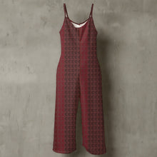 Load image into Gallery viewer, "Moananuiākea Ahupuaʻa" by Hakuole Designs- "Nēnē" Women’s Spaghetti Strap Wide-Leg Jumpsuit