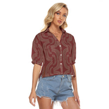 Load image into Gallery viewer, "Hoʻolono" ʻUla by Hakuole Designs "Pākeke" Top