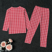 Load image into Gallery viewer, "Palaka" ʻUla by Hakuole Designs Kid's Raglan Sleeve Pajamas