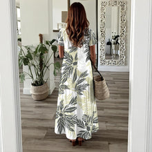 Load image into Gallery viewer, "Lāʻau ʻUlu Keʻo" by Hakuole Designs "ʻIʻiwi" Dress
