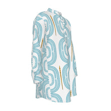 Load image into Gallery viewer, "Hoʻolono I Ka Lāʻau" Teal by Hakuole Designs "Kamaki" Tunic