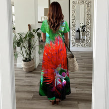 Load image into Gallery viewer, "Liko Lehua" by Rachael Ray Art ʻIʻiwi Dress