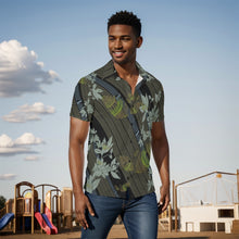 Load image into Gallery viewer, "Kāhuli ʻEleʻele" by Hakuole Designs - Palaka Aloha Shirt