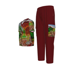 Load image into Gallery viewer, "Manu Nēnē" by Rachael Ray Art Unisex Scrub Set With Six Pocket