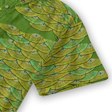 Load image into Gallery viewer, "Lei Humupapa" Green by Hakuole Designs Maʻo Cotton Aloha Shirt