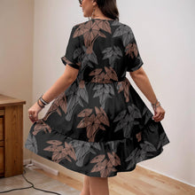 Load image into Gallery viewer, "Hāloa ʻEleʻele" by Hakuole Designs Kalaunu Dress