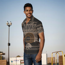Load image into Gallery viewer, "Makini" Brown by Hakuole Designs "Palaka Aloha" Shirt