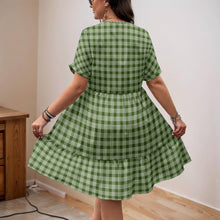 Load image into Gallery viewer, "Palaka Maʻo" by Hakuole Designs Kalaunu Dress