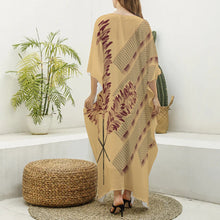 Load image into Gallery viewer, "3 Kāhili" by Hakuole Designs ʻIo Dress (Kaftan)