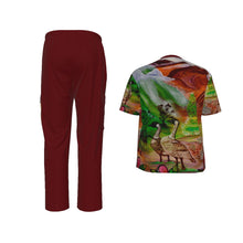Load image into Gallery viewer, "Manu Nēnē" by Rachael Ray Art Unisex Scrub Set With Six Pocket
