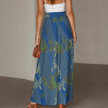 Load image into Gallery viewer, "Kāhuli Uli" by Hakuole Designs Women's Ruffled Wide-Leg Pants
