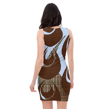 Load image into Gallery viewer, Kino Wahine Māmā Blue Pili Paʻa Dress by Hakuole Designs