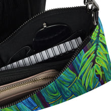 Load image into Gallery viewer, Blue Bamboo Crossbody bag