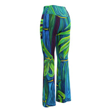 Load image into Gallery viewer, Blue Bamboo by Rachael Ray Art Flare leggings