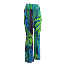 Load image into Gallery viewer, Blue Bamboo by Rachael Ray Art Flare leggings