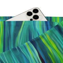 Load image into Gallery viewer, Blue Bamboo by Rachael Ray Art Flare leggings