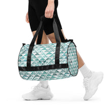 Load image into Gallery viewer, "Hauneneʻe" Glacier by Hakuole Designs gym bag