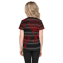 Load image into Gallery viewer, Mākini Red by Hakuole Designs Kids crew neck