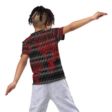 Load image into Gallery viewer, Mākini Red by Hakuole Designs Kids crew neck