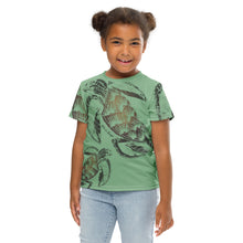 Load image into Gallery viewer, ʻEa (Turtle) by Hakuole Designs Kids crew neck