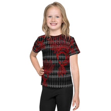 Load image into Gallery viewer, Mākini Red by Hakuole Designs Kids crew neck