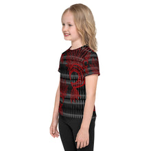 Load image into Gallery viewer, Mākini Red by Hakuole Designs Kids crew neck