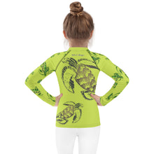 Load image into Gallery viewer, ʻEa (Turtle) by Hakuole Designs Keiki Rash Guard