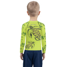 Load image into Gallery viewer, ʻEa (Turtle) by Hakuole Designs Keiki Rash Guard