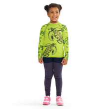 Load image into Gallery viewer, ʻEa (Turtle) by Hakuole Designs Keiki Rash Guard