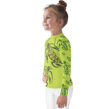 Load image into Gallery viewer, ʻEa (Turtle) by Hakuole Designs Keiki Rash Guard