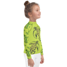 Load image into Gallery viewer, ʻEa (Turtle) by Hakuole Designs Keiki Rash Guard