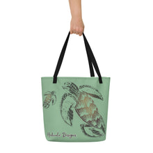 Load image into Gallery viewer, ʻEa (Turtle) by Hakuole Designs Beach Bag
