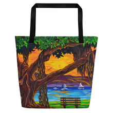 Load image into Gallery viewer, Maui Banyan Bliss Beach Bag