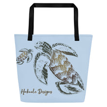 Load image into Gallery viewer, ʻEa (Turtle) by Hakuole Designs Beach Bag