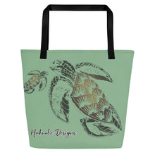 Load image into Gallery viewer, ʻEa (Turtle) by Hakuole Designs Beach Bag