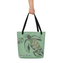 Load image into Gallery viewer, ʻEa (Turtle) by Hakuole Designs Beach Bag