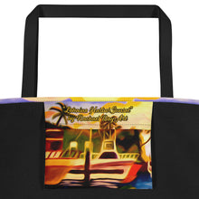 Load image into Gallery viewer, "Lahaina Harbor Sunset" Beach Bag