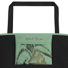 Load image into Gallery viewer, ʻEa (Turtle) by Hakuole Designs Beach Bag
