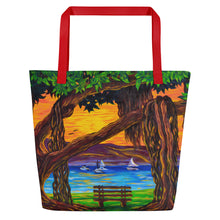 Load image into Gallery viewer, Maui Banyan Bliss Beach Bag