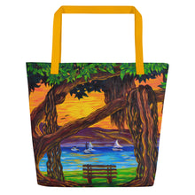 Load image into Gallery viewer, Maui Banyan Bliss Beach Bag