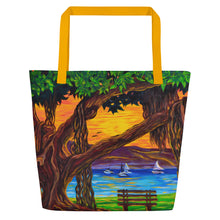 Load image into Gallery viewer, Maui Banyan Bliss Beach Bag