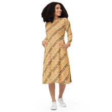 Load image into Gallery viewer, Oneloa by Hakuole Designs long sleeve midi dress