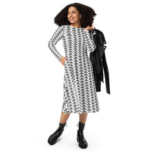 Load image into Gallery viewer, Aloha Aina by Hakuole Designs long sleeve midi dress