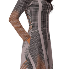 Load image into Gallery viewer, Kino Wahine by Hakuole Designs long sleeve midi dress