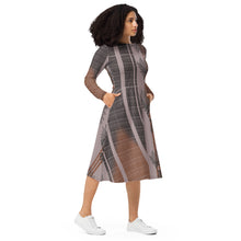 Load image into Gallery viewer, Kino Wahine by Hakuole Designs long sleeve midi dress