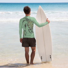 Load image into Gallery viewer, ʻEa (Turtle) by Hakuole Designs Kāne Rash Guard