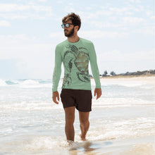 Load image into Gallery viewer, ʻEa (Turtle) by Hakuole Designs Kāne Rash Guard